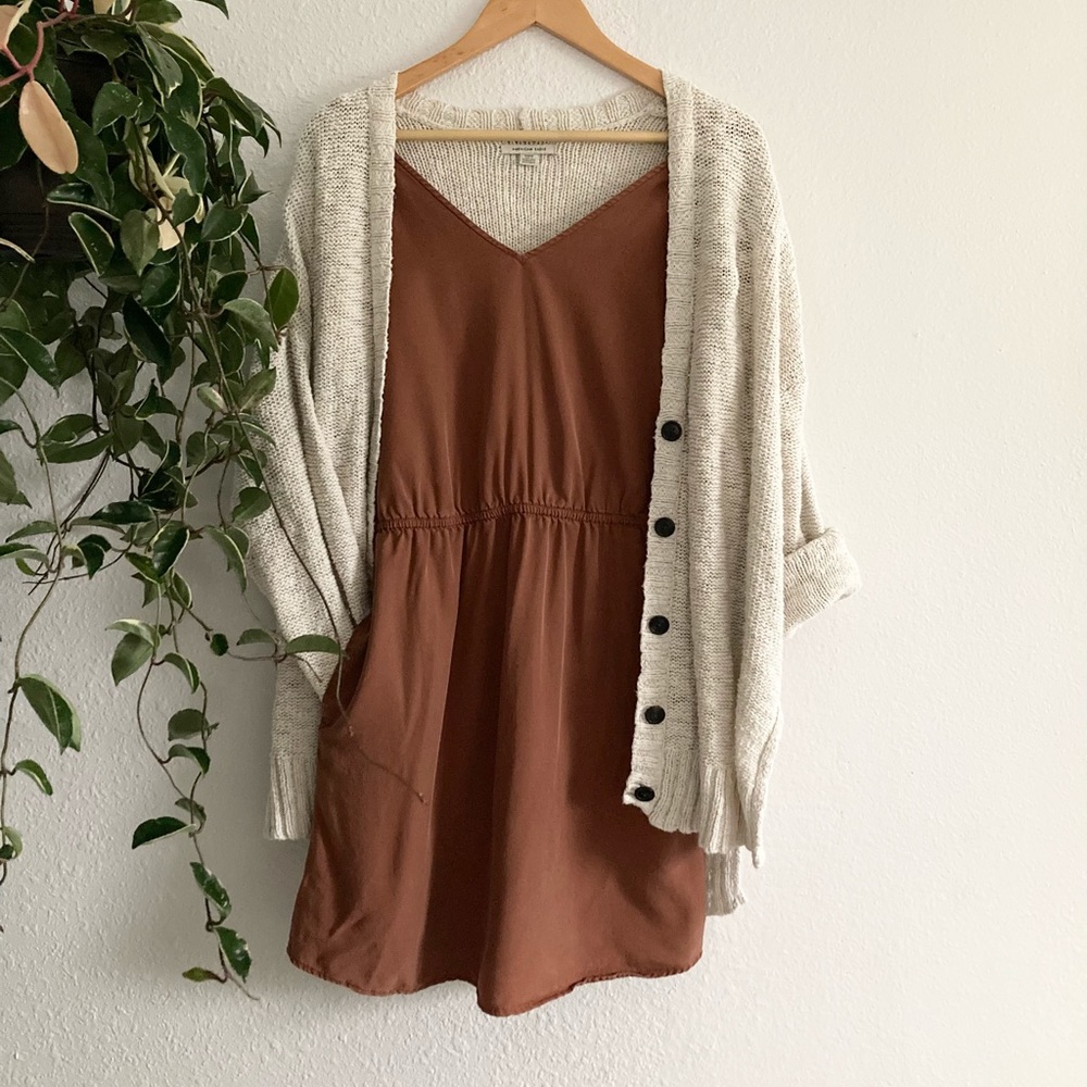 Burnt orange dress